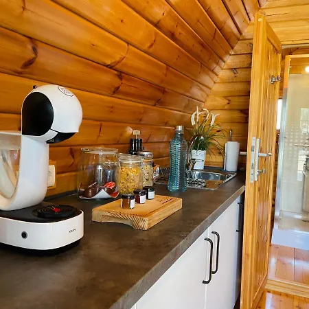 Glamping Turquesa, Feel And Relax In A Wood House Pension Corredoura Buitenkant foto